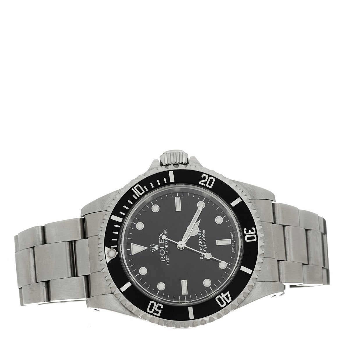 Rolex Stainless Steel 40mm Submariner Watch Black 14060M