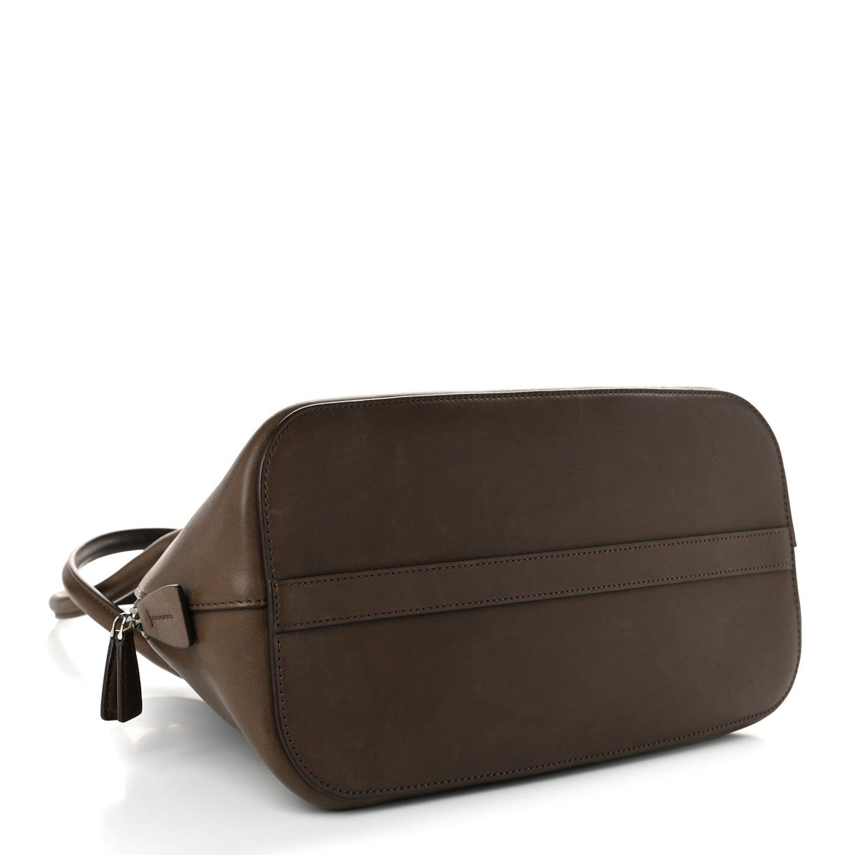 The Row Saddle Calfskin Medium Devon Bag Davy's Grey