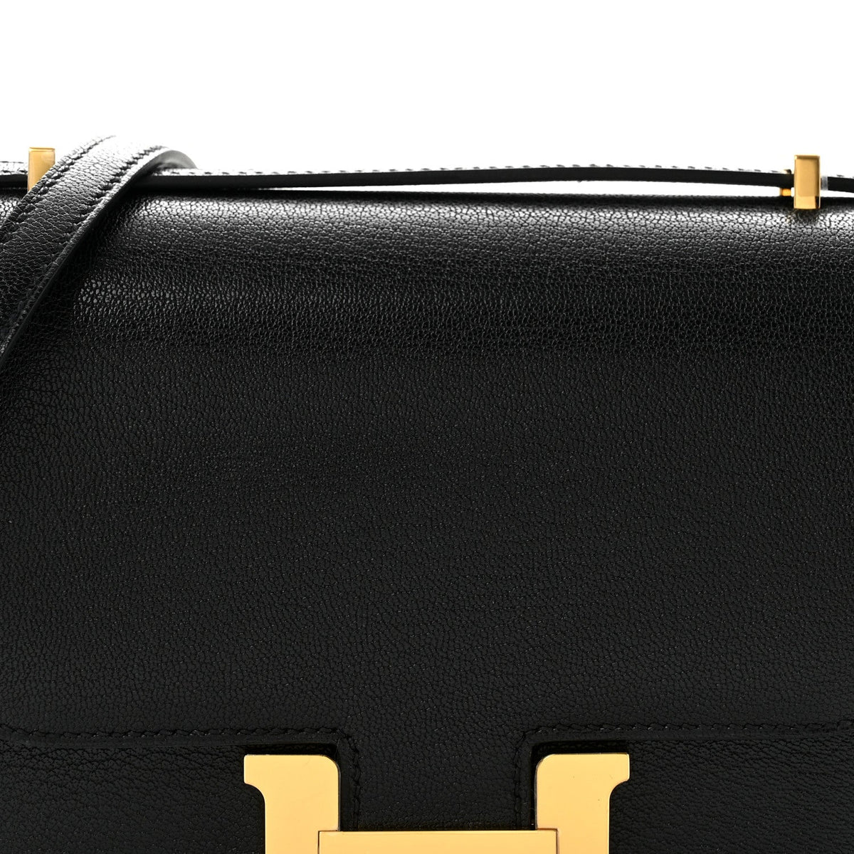 Hermes Chevre Mysore Constance 18 Black