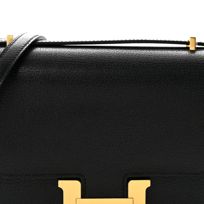 Hermes Chevre Mysore Constance 18 Black
