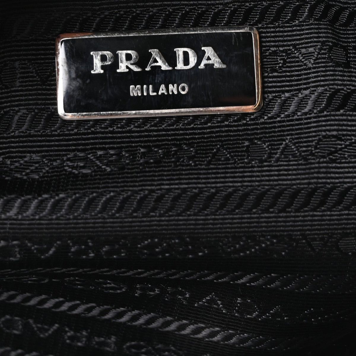 Prada Nylon Tessuto Impuntu Quilted Tote Black