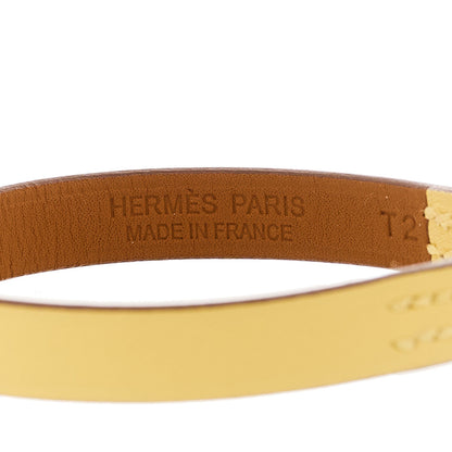 Hermes Swift Mini Rivale Bracelet T2 Jaune Poussin