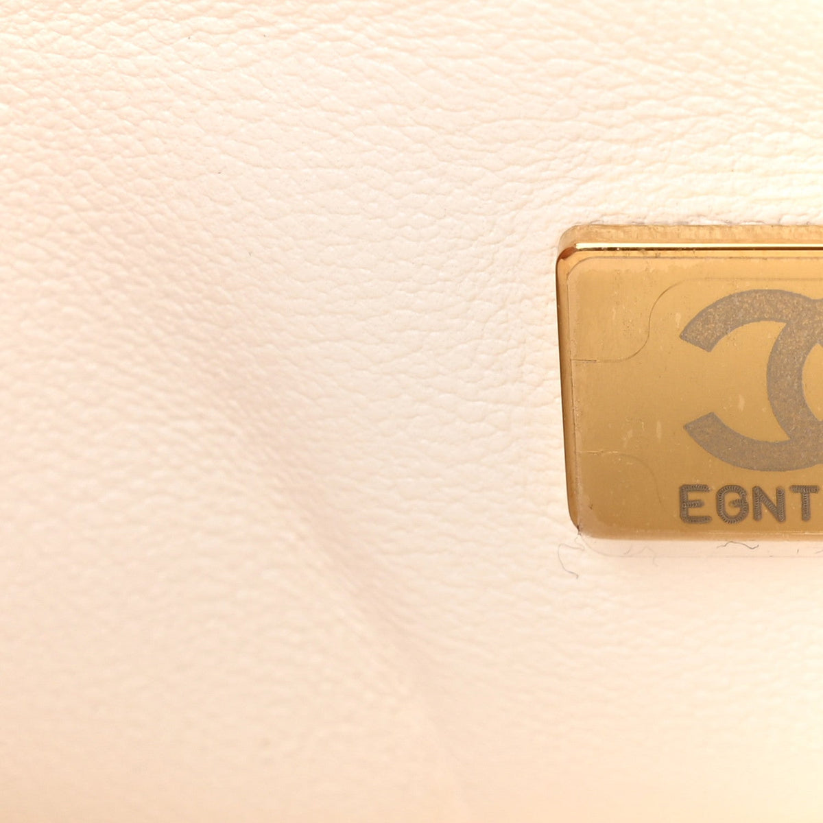 Chanel Caviar Quilted Mini Top Handle Flap White