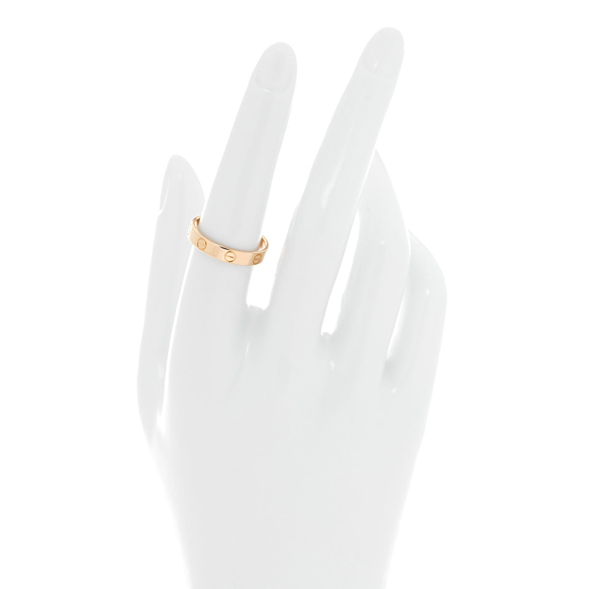 Cartier 18K Yellow Gold 3.5mm LOVE Wedding Band Ring 55 7.25