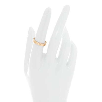 Cartier 18K Yellow Gold 3.5mm LOVE Wedding Band Ring 55 7.25