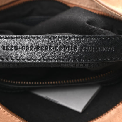 Balenciaga Waxed Suede Calfskin Classic Hardware Small Le City Camel