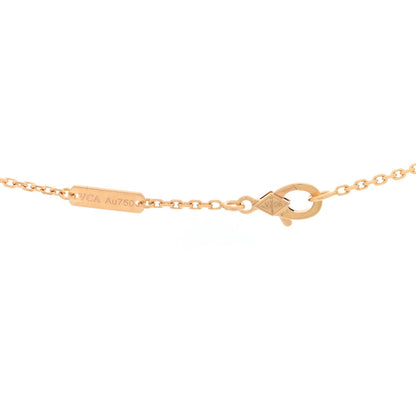 Van Cleef & Arpels 18K Rose Gold Vintage Alhambra Pendant Necklace