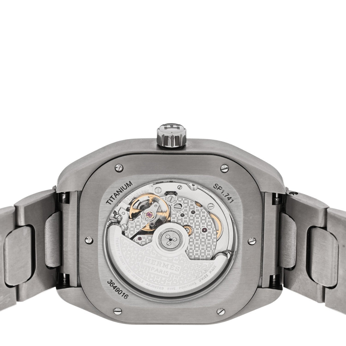 Hermes Titanium 39mm H08 Automatic Watch