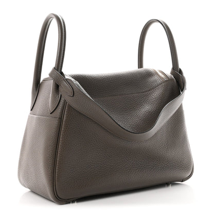 Hermes Taurillon Clemence Lindy 30 Etain