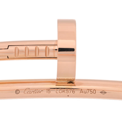 Cartier 18K Pink Gold Juste Un Clou Bracelet 15