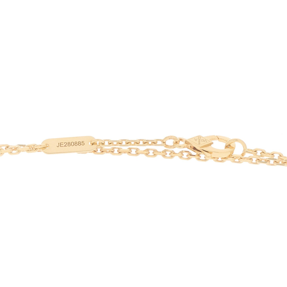 Van Cleef & Arpels 18K Yellow Gold Mother of Pearl Magic Alhambra Long Necklace