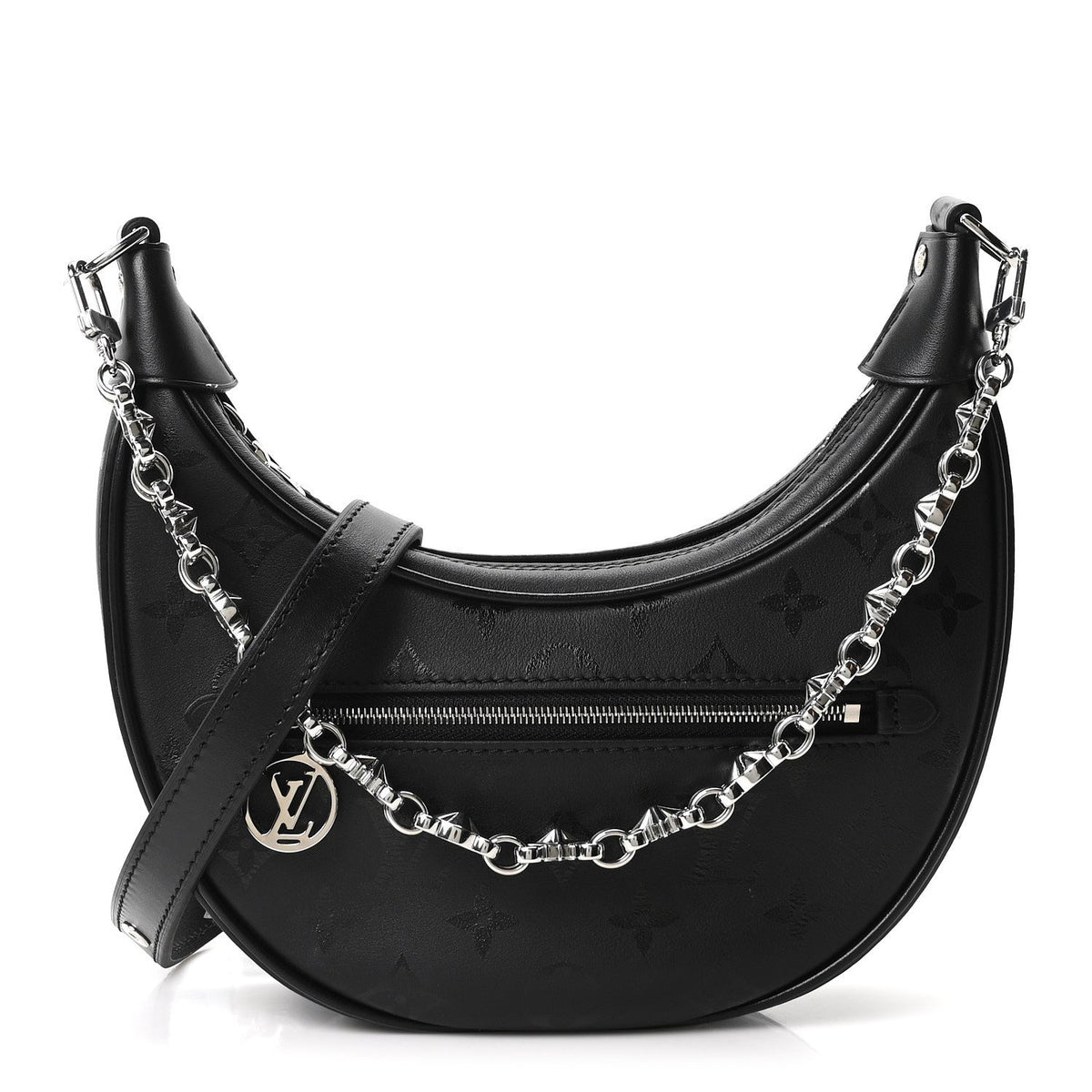 Louis Vuitton Calfskin Monogram Loop H27 Black