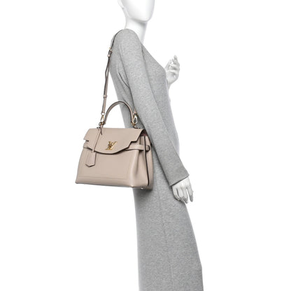 Louis Vuitton Soft Calfskin Lockme Ever MM Greige