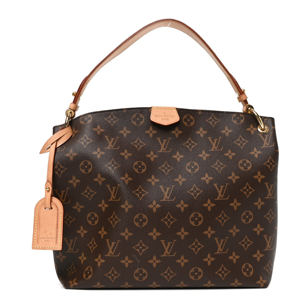 Louis Vuitton Monogram Graceful PM Shoulder Bag Brown