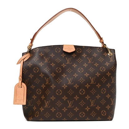 Louis Vuitton Monogram Graceful PM Shoulder Bag Brown