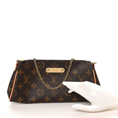 Louis Vuitton Monogram Pochette Eva Brown