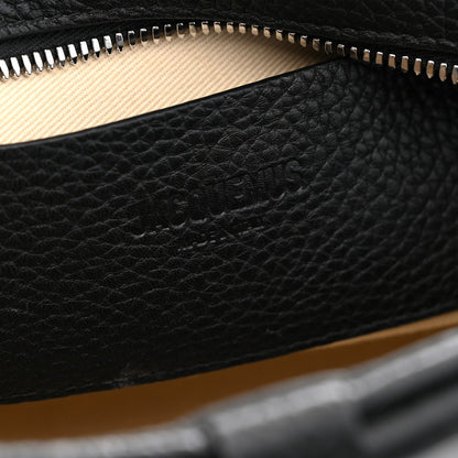 Jacquemus Grained Calfskin Le Petit Turismo Black