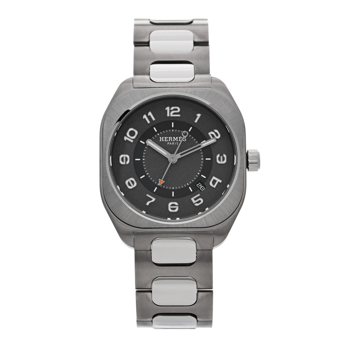 Hermès Titanium 39mm H08 Automatic Watch Grey