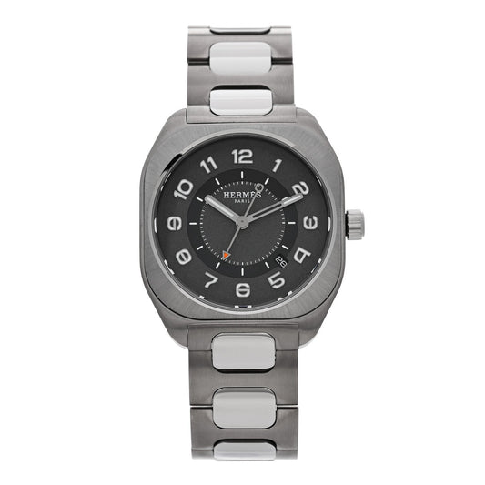 Hermès Titanium 39mm H08 Automatic Watch Grey