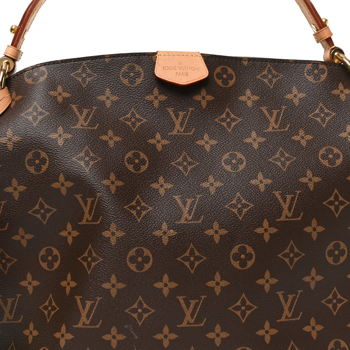 Louis Vuitton Monogram Graceful PM Shoulder Bag Brown