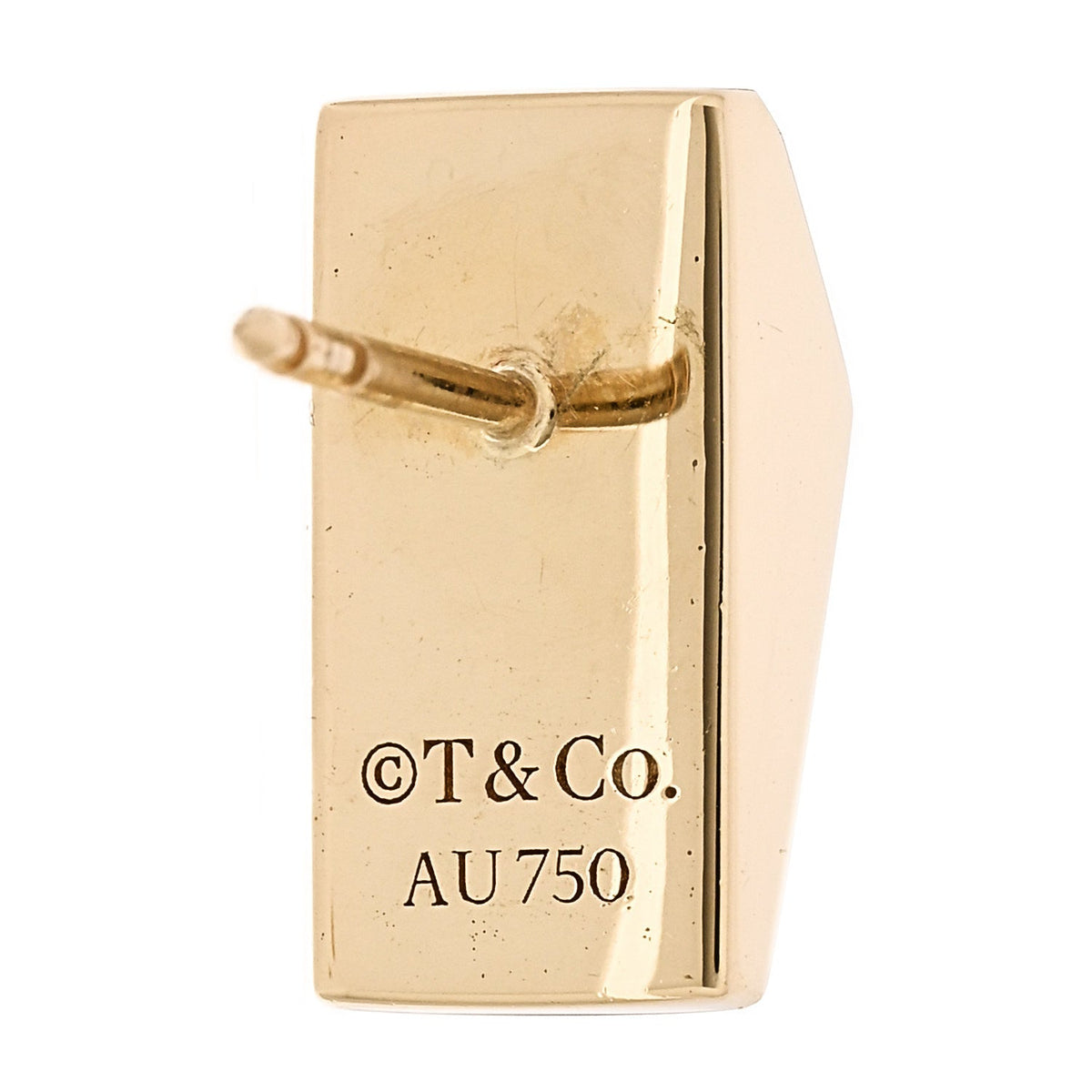 Tiffany 18K Yellow Gold Diamond Out of Retirement Earrings