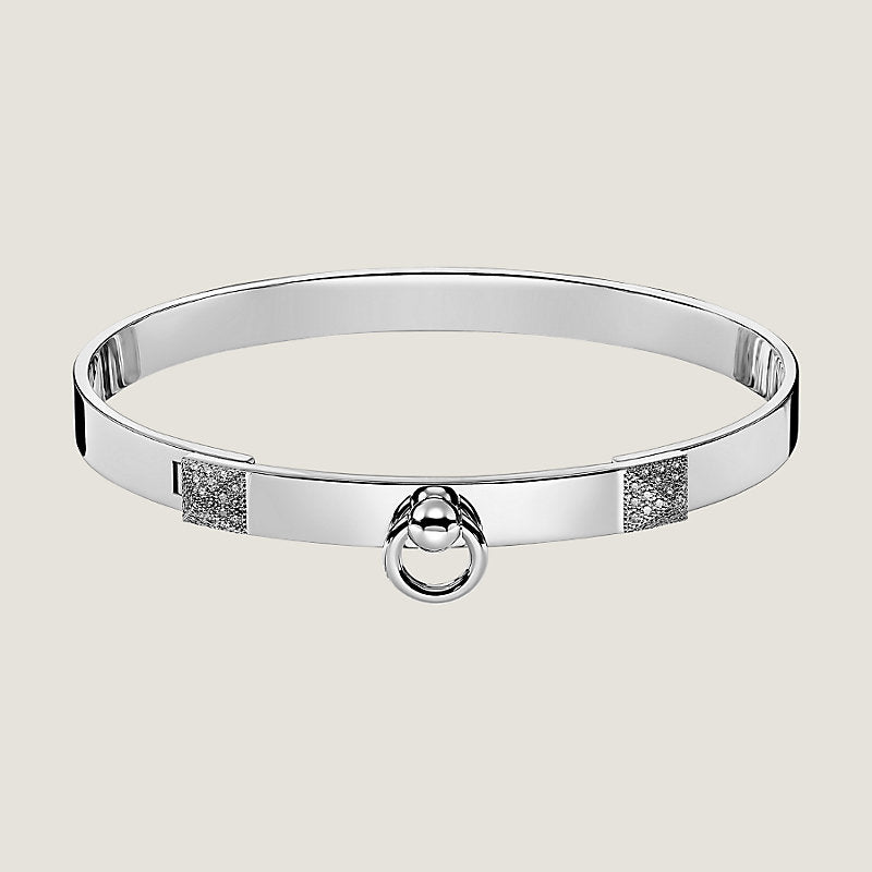 Diamonds Hermes Collier De Chien Bracelet Small Model