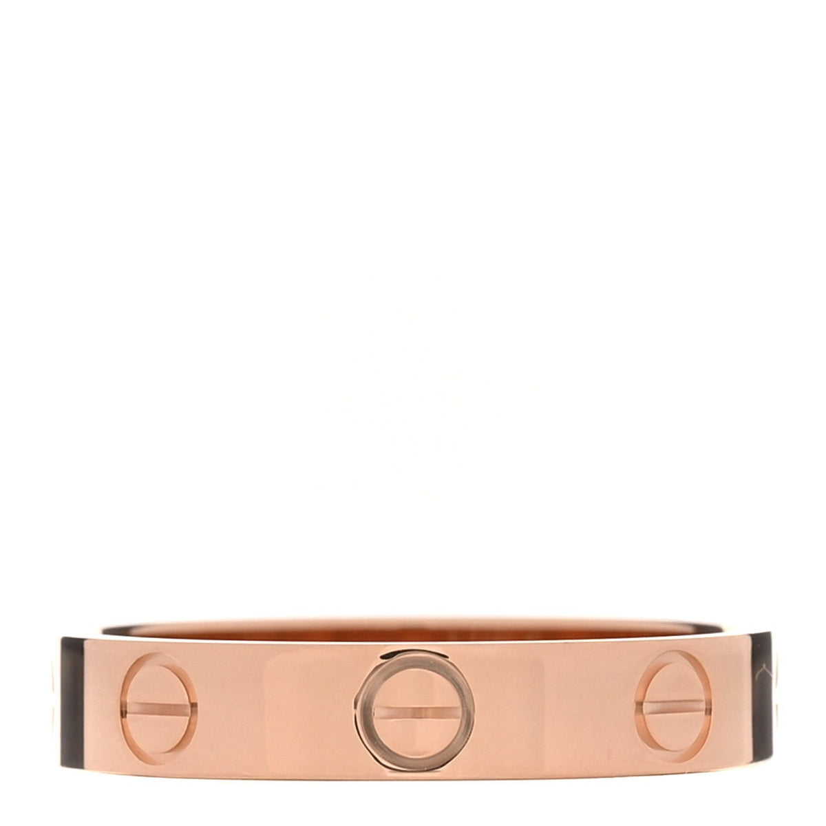 Cartier 18K Pink Gold 3.5mm LOVE Wedding Band Ring 53 6.5