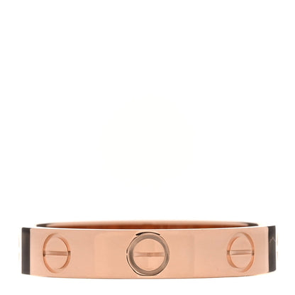 Cartier 18K Pink Gold 3.5mm LOVE Wedding Band Ring 53 6.5