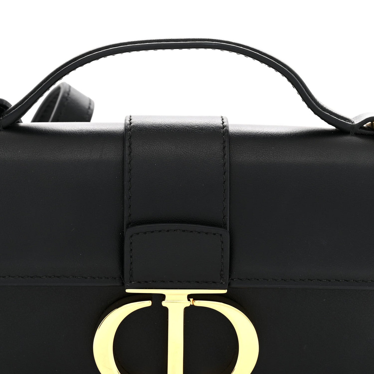 Christian Dior Smooth Calfskin Miss Montaigne Mini Flap Black 1983436
