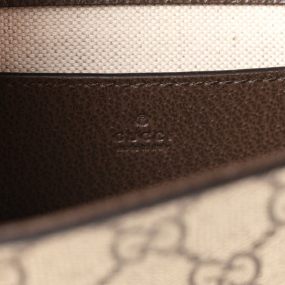 Gucci GG Supreme Calfskin Mini Ophidia Envelope Bag Beige Ebony 1981843