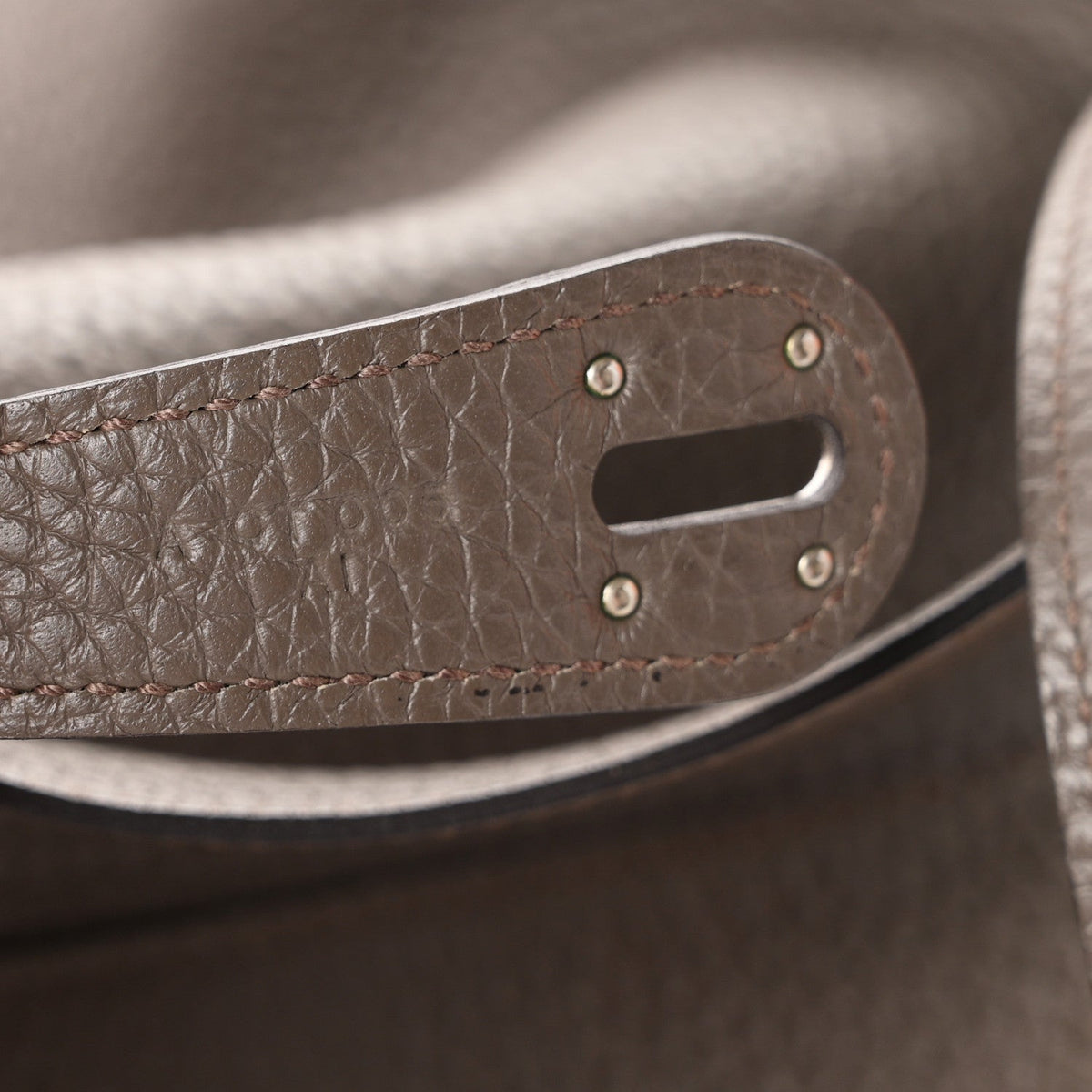 Hermes Taurillon Clemence Lindy 30 Etain