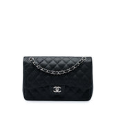 Classic Double Flap Bag Quilted Caviar Jumbo