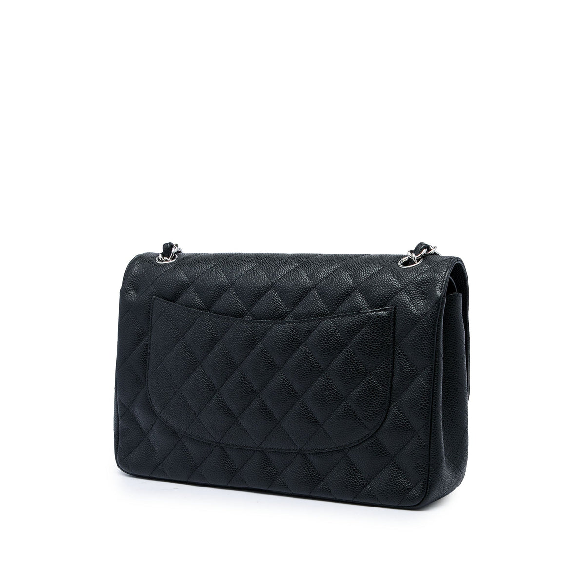 Classic Double Flap Bag Quilted Caviar Jumbo