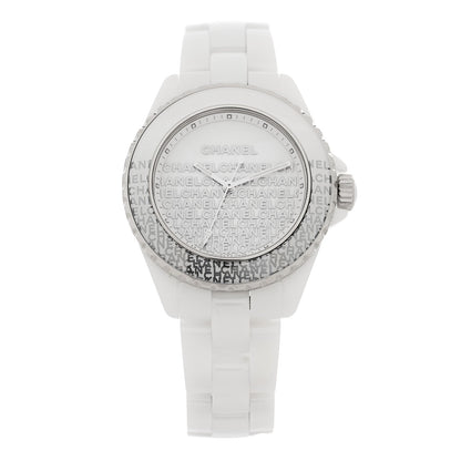 Chanel Stainless Steel Ceramic 33mm J12 Wanted de Chanel Watch White