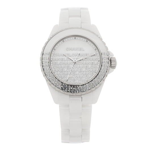 Chanel Stainless Steel Ceramic 33mm J12 Wanted de Chanel Watch White
