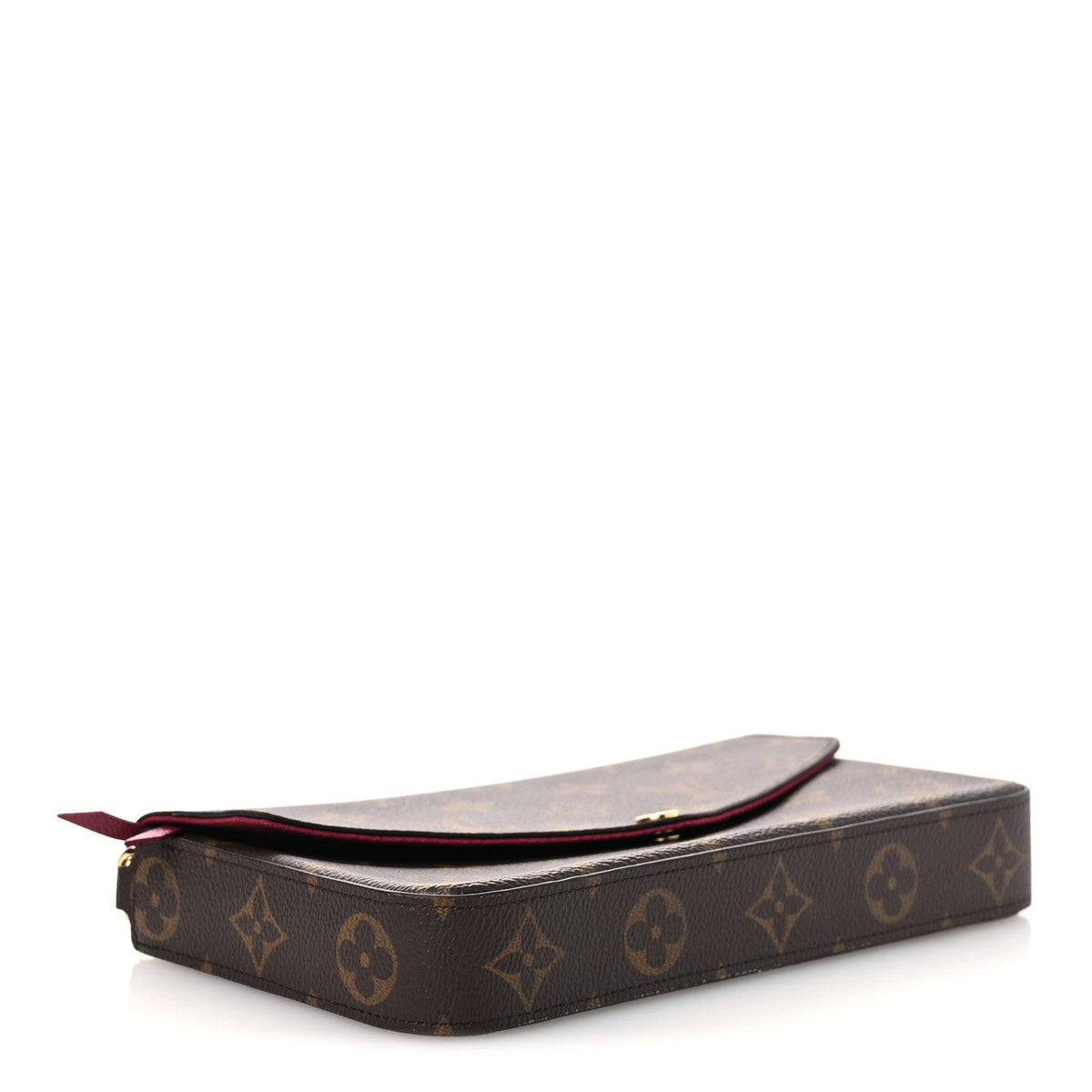 Louis Vuitton Monogram Pochette Felicie Chain Wallet Fuchsia 1927270