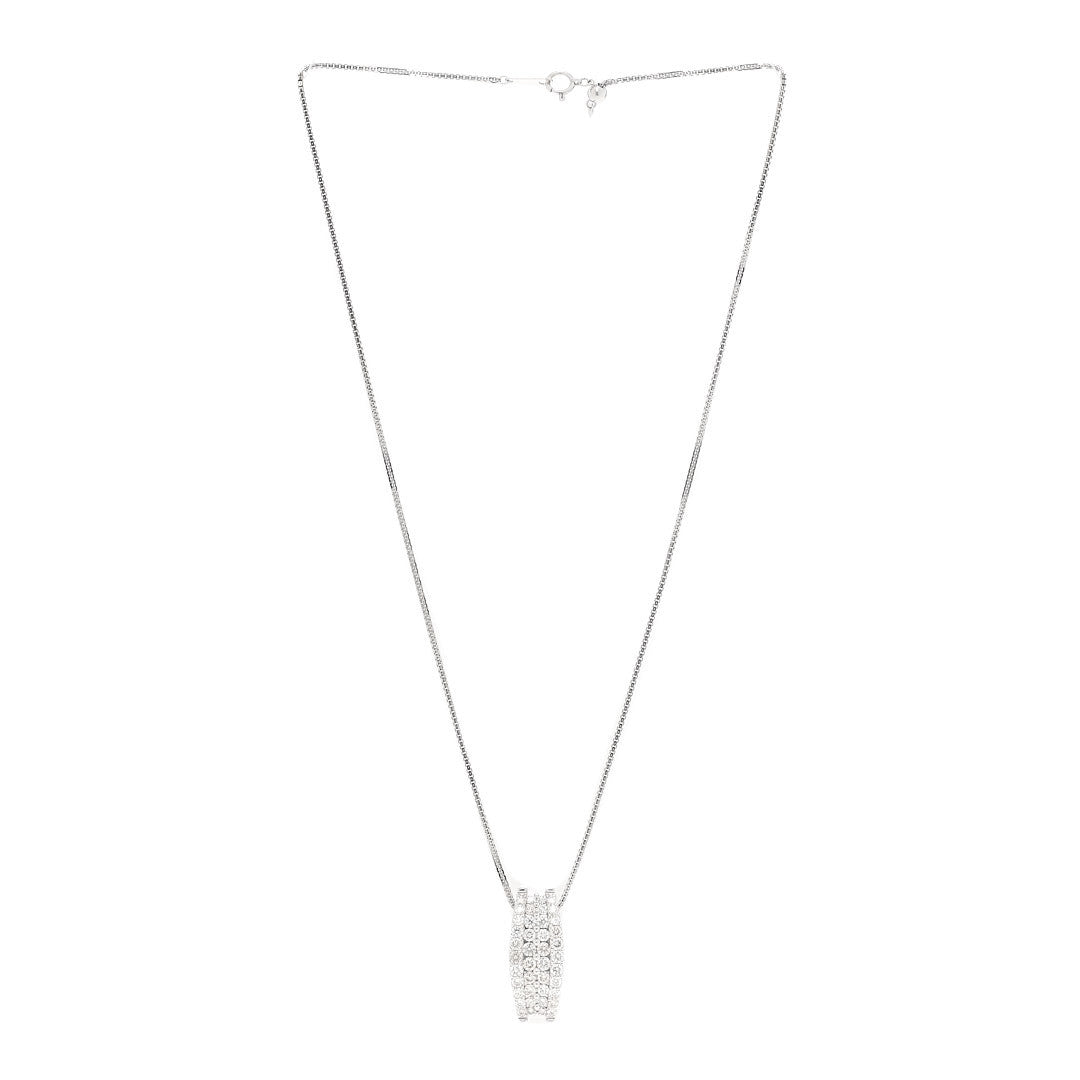 Parker & West by FASHIONPHILEPlatinum 18K White Gold Diamond 2.00ctw Pendant Necklace