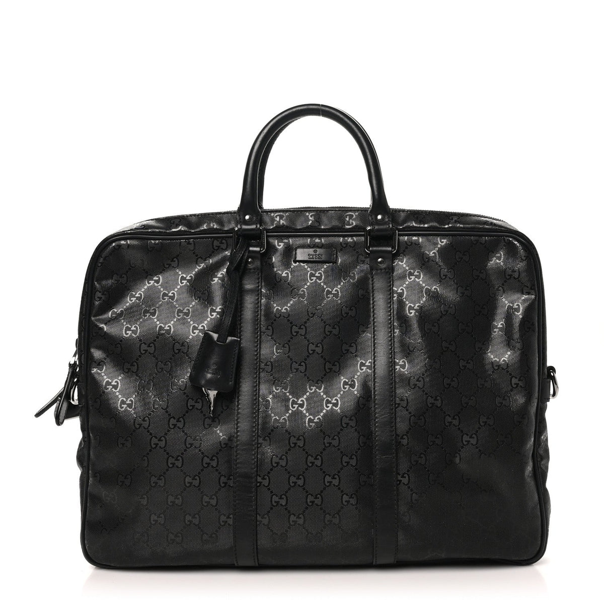 Gucci Imprime Monogram Medium Briefcase Black