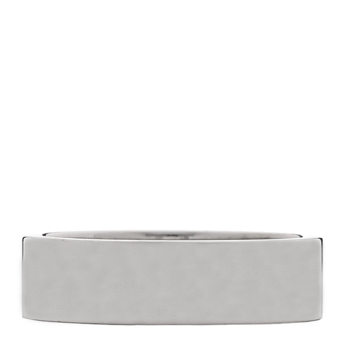 Hermes Sterling Silver PM Collier De Chien Ring 50 5.25