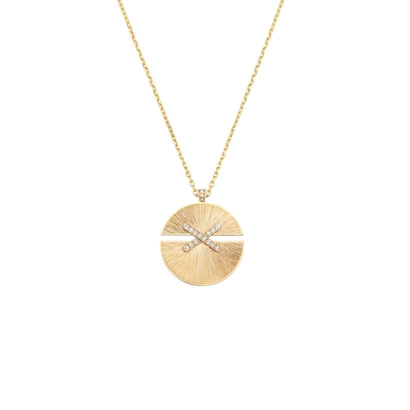 18K Gold Diamonds Chaumet Jeux De Liens Harmony Pendant