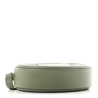 Celine Smooth Calfskin Cuir Small Triomphe Oval Bag Sage