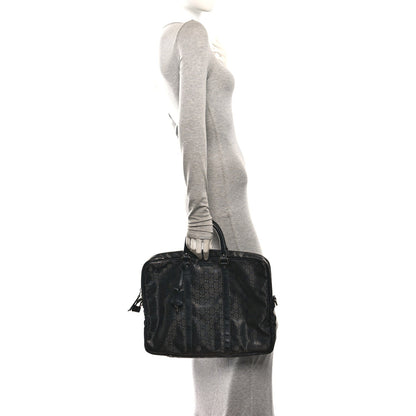 Gucci Imprime Monogram Medium Briefcase Black