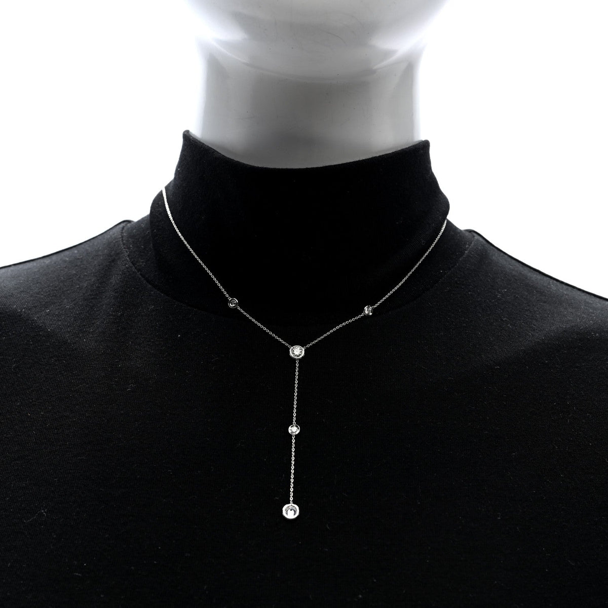 Roberto Coin 18K Yellow Gold Diamond Diamonds by the Inch Y Necklace 40.6cm