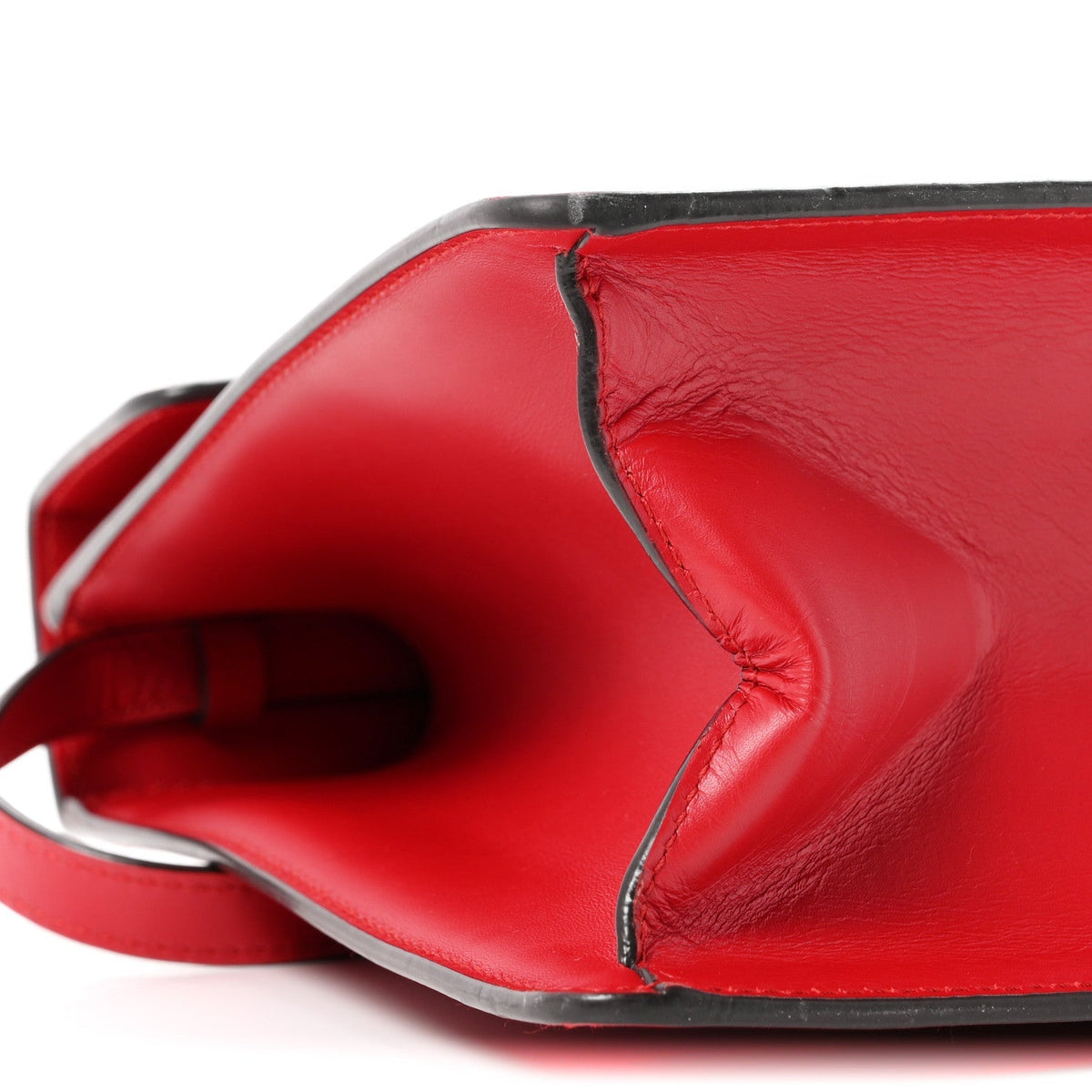 Gucci Calfskin Medium Sylvie Top Handle Bag Hibiscus Red 1984108