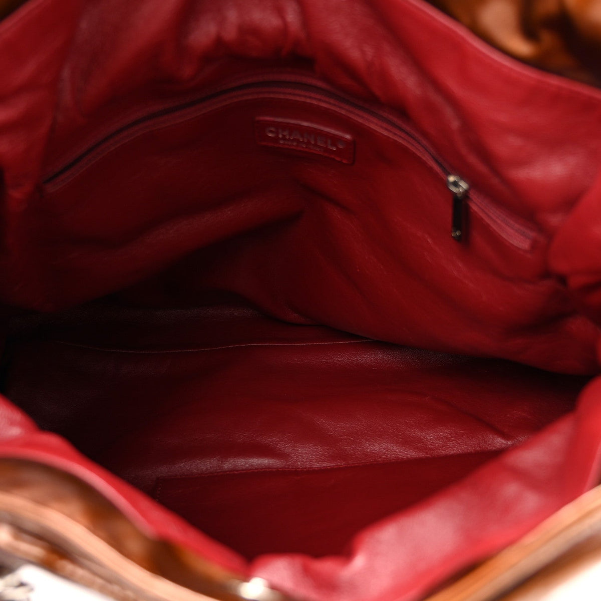 Chanel Patent Bonbons Shopper Tote Bronze 1982111