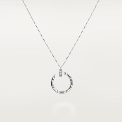 18K Gold Diamonds Cartier Juste un Clou Necklace