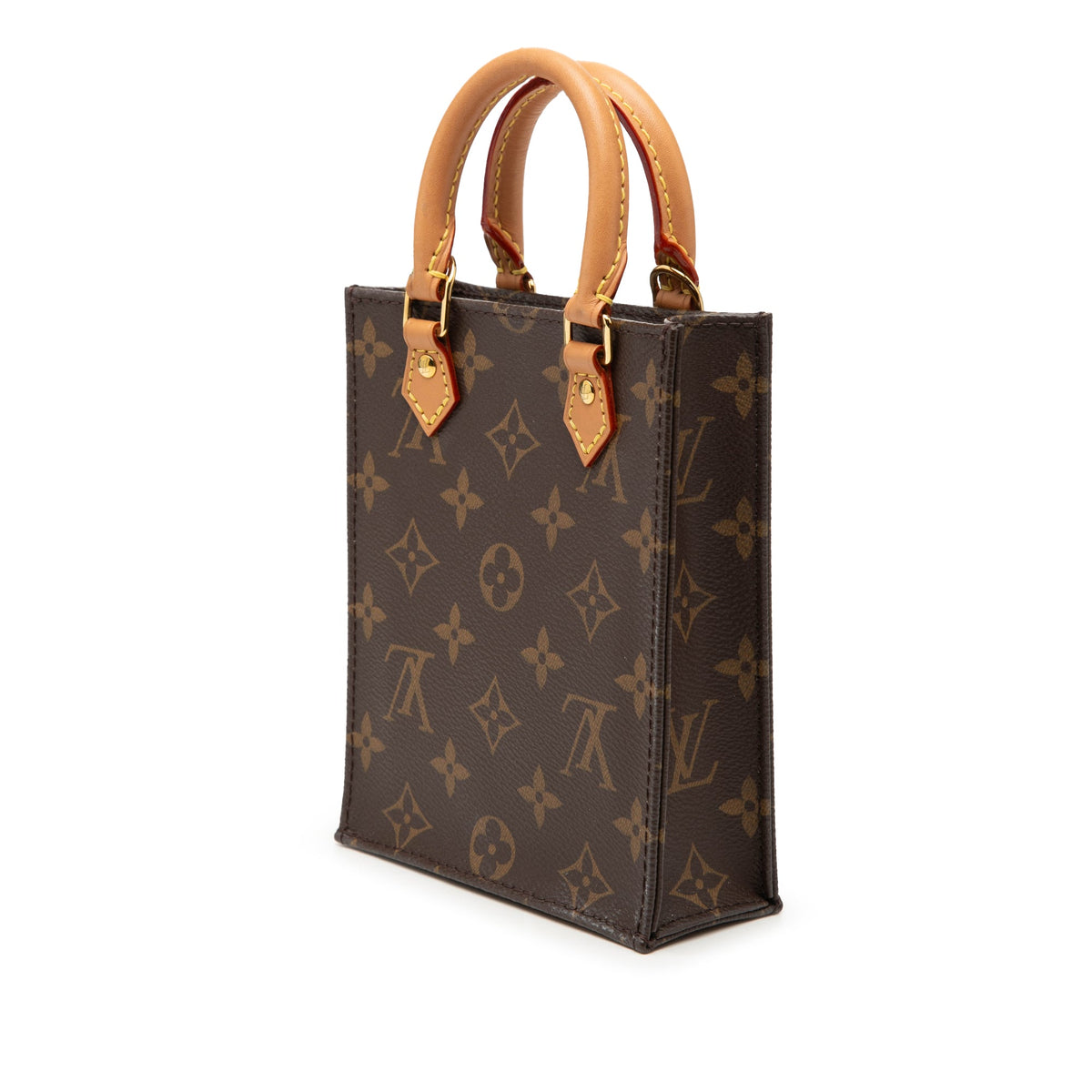 Petit Sac Plat Bag Monogram Canvas