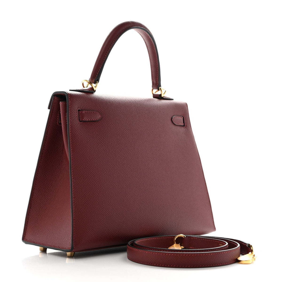 Hermes Epsom Kelly Sellier 25 Rouge H