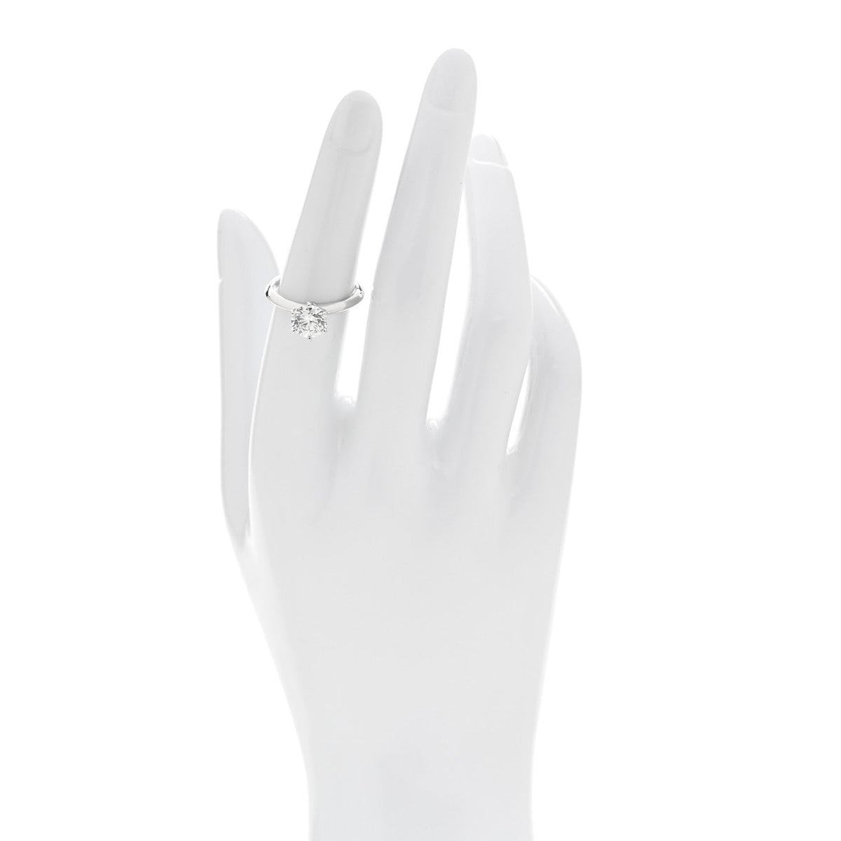 Platinum Diamond 1.42ct Solitaire Engagement Ring 51 5.75