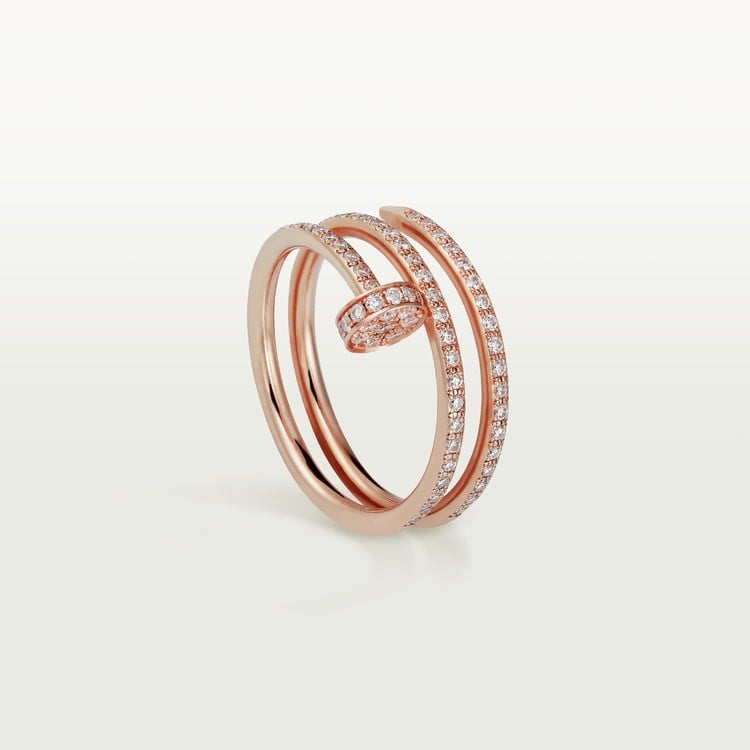 18K Gold Diamond Cartier Juste un Clou Ring
